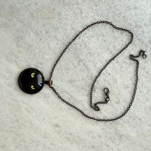Black Cat Pendant Necklace